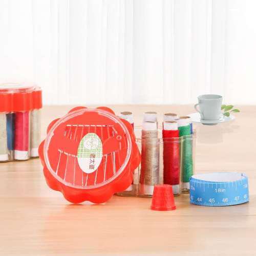 2 Yuan Store Sewing Box Old Woman Hand Sewing Needle Sewing Kit Sewing Treasure Box Free Tape Measure Thimble Manufacturer Wholesale