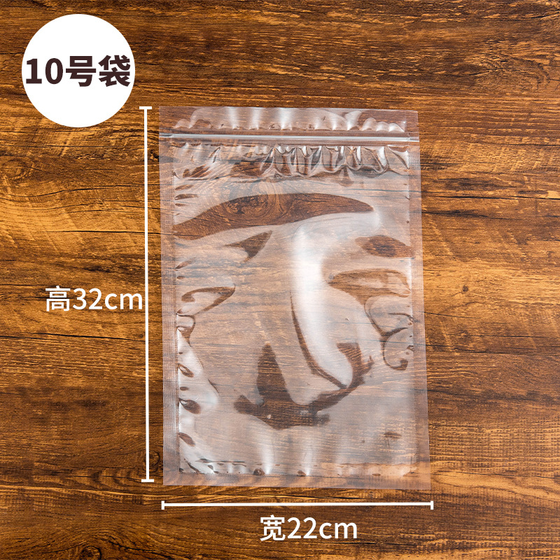 Bolsa ziplock de fruta seca de alta transparencia, bolsa de plástico sellada, bolsa ziplock, embalaje de alimentos, bolsa de huesos, fábrica al por mayor