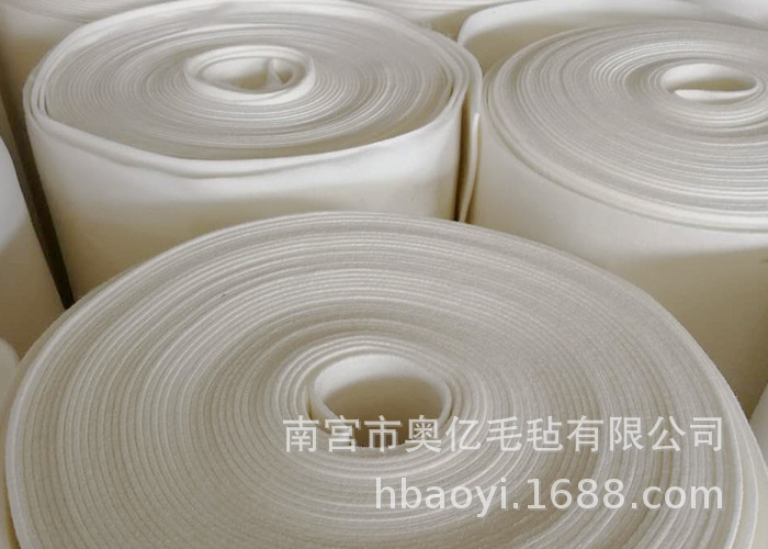 奥亿毛毡生产 开关贴用毛毡   服装毛毡GO