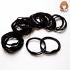 High -elastic rubber band hair Tie hair ring good quality zipper bag bags for hair ropes, multiple multi -color Korean head rope hot models