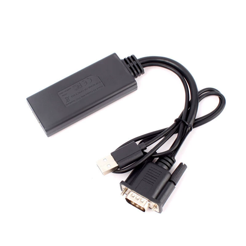 VGA+USB к HD 1080P VGA к HDMI HD конвертер с аудио питанием переход