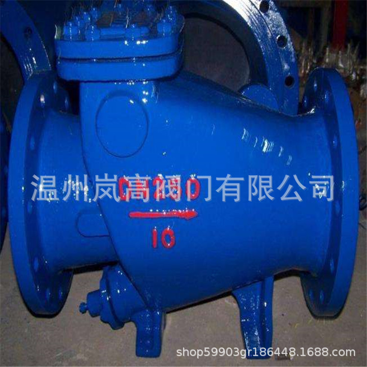 厂家定制 铸钢材质 排渣截止阀 法兰连接 PH44H-10C DN450