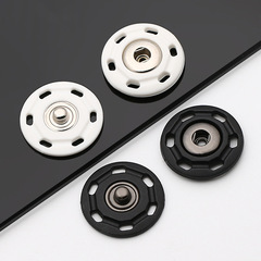 Hidden Mother Button Coat Outerwear Down Jacket Invisible Woolen Fabric Buttons, Press Stud Buttons, Nylon Metal Buttons