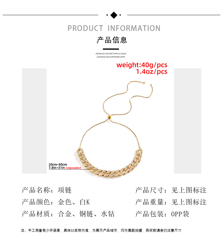 Simple Diamonds Necklace display picture 13