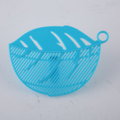 Snap-on leaf-shaped drain board for fruit and vegetable noodles plastic filter block rice rinser 4 colors