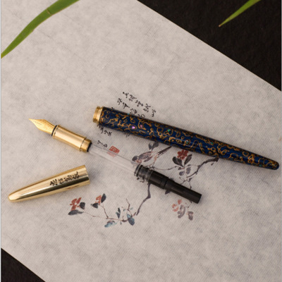 天然大漆工艺品钢笔商务礼品钢笔礼盒装文创钢笔深圳钢笔定制logo|ru