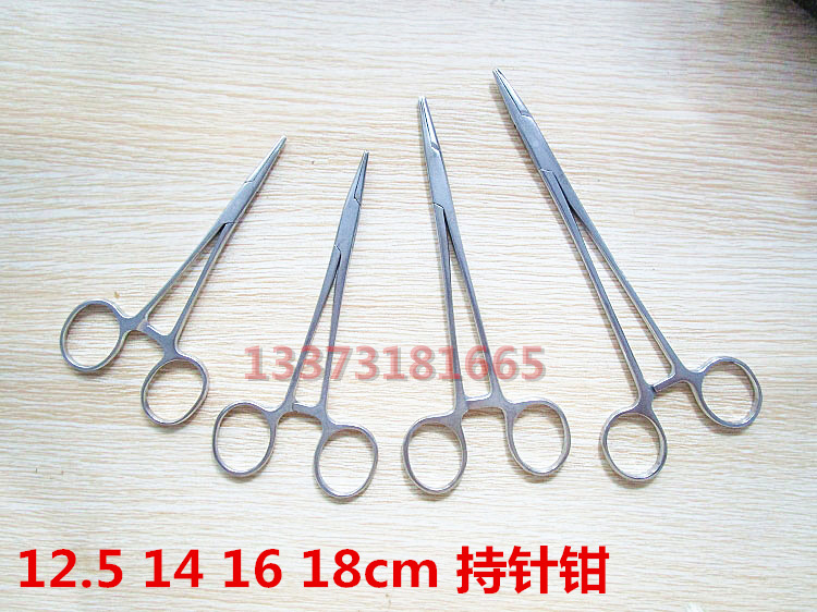 张家港不锈钢 持针器持针钳 外科练习手术持针钳缝合针夹持工具