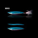 5 PCS Jigging Spoon Metal Spinner Baits Bass Trout Fresh Water Fishing Lure