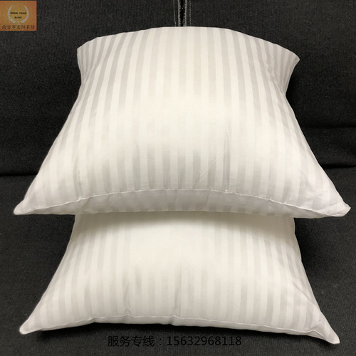 Factory wholesale striped fabric 45 50 55 cushion core cushion backrest core vacuum compressed square pillow cushion core pieces