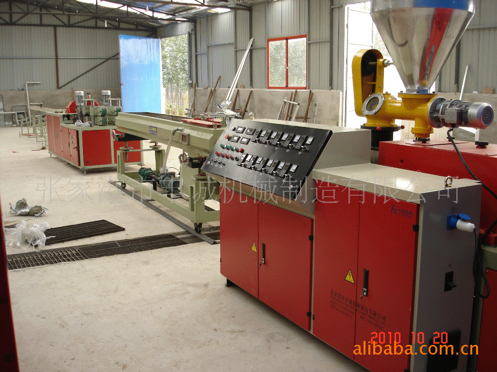 厂家批发 SJSZ51/105锥形双螺杆挤出机 PVC挤出机