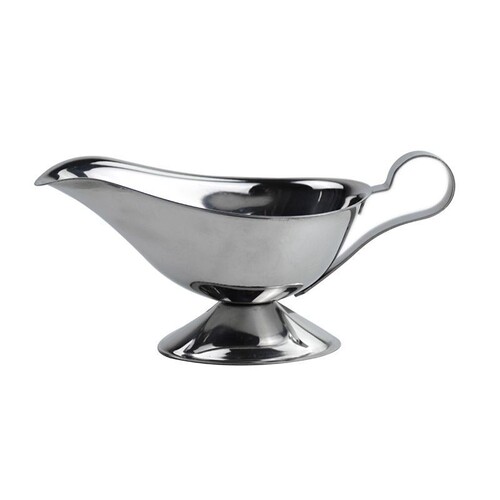 Wholesale stainless steel steak sauce vessel, Western food seasoning boat bowl, sauce cup, black pepper sauce sauce boat