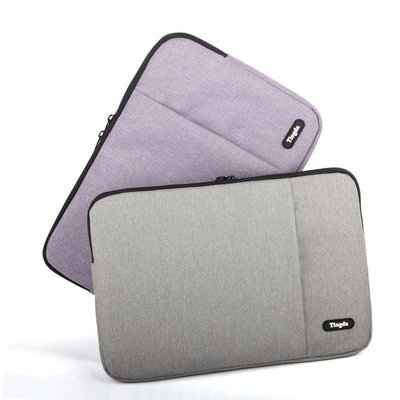 工厂批发笔记本内胆包尼龙布拉链手拿包商务公文包内胆加绒电脑包