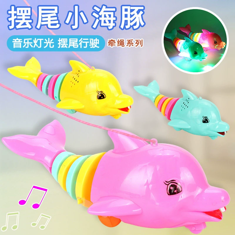 Электрическая музыкальная легковесная игрушка, новая коллекция, дельфин
