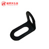 Factory wholesale iron black large hole corner codes oval -shaped arc -shaped corner code various stamping hardware fixed. System