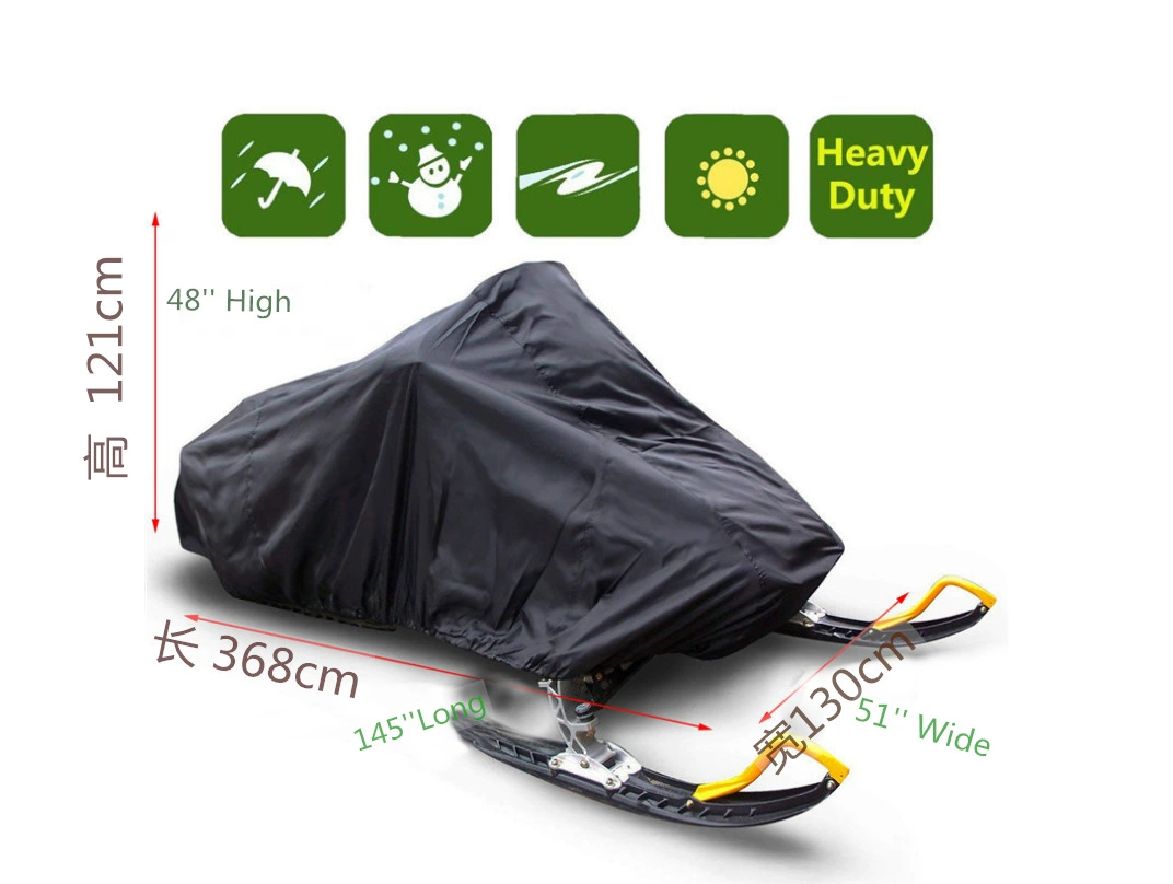Чехол для снежного мотоцикла, чехол для снежного автомобиля, чехол для саней, пыленепроницаемый и непромокаемый, зимний чехол для снега, пыленепроницаемый и непромокаемый