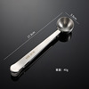 埃恩 430 stainless steel coffee spoon clip multi -purpose bag seal clip PVD titanium plating rose gold color black cross -border