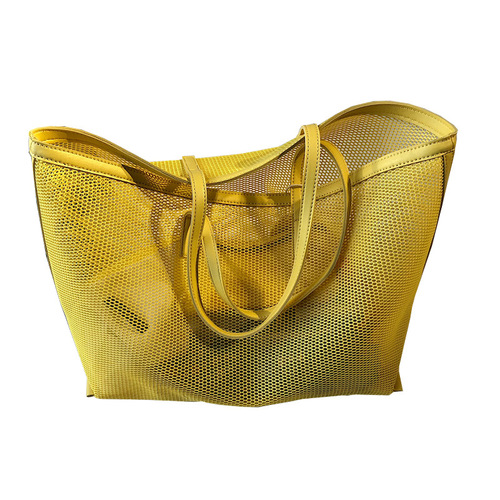 Bags for Women 2020 Summer New Style Fitness Swimming Seaside Travel Hollow Mesh Beach Bag Large Capacity Tote Bag