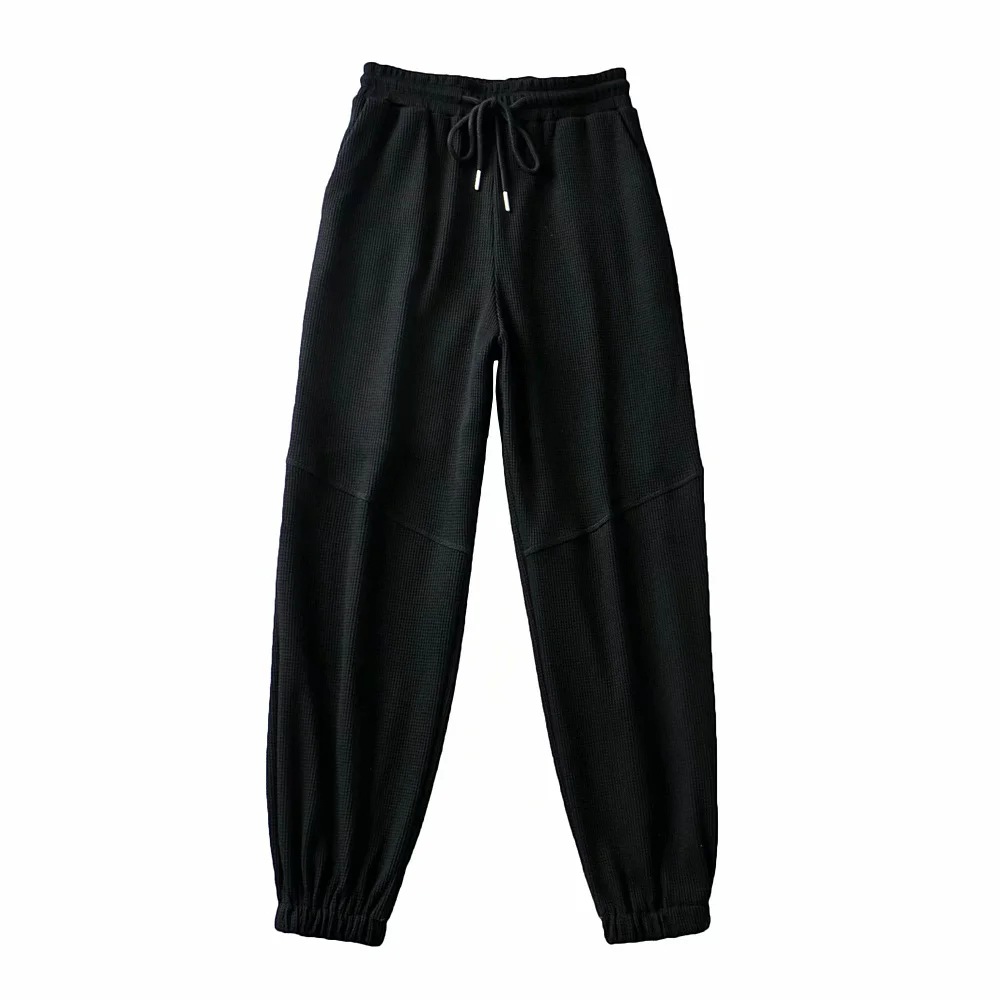 elastic waist straight sports pants  NSAC15008