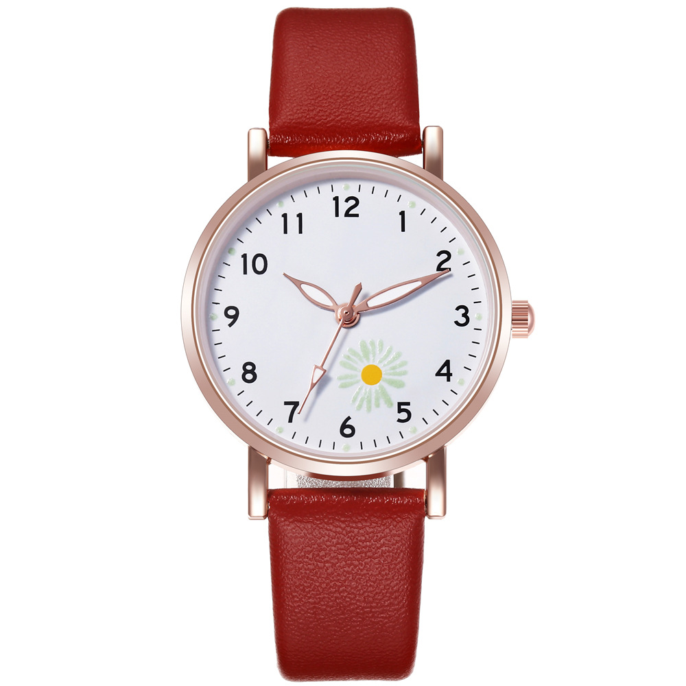 30g Weight Ordinary Glass Mirror Material Imitation Leather Strap Material Watch Classification Pointer Display Type Buckle Buckle Style Round Dial Shape Daily Occasion Quartz Movement Solid Color Pattern Women's Gender Simple Style Style Simple Style Solid Color Buckle Quartz Women's Watches 12