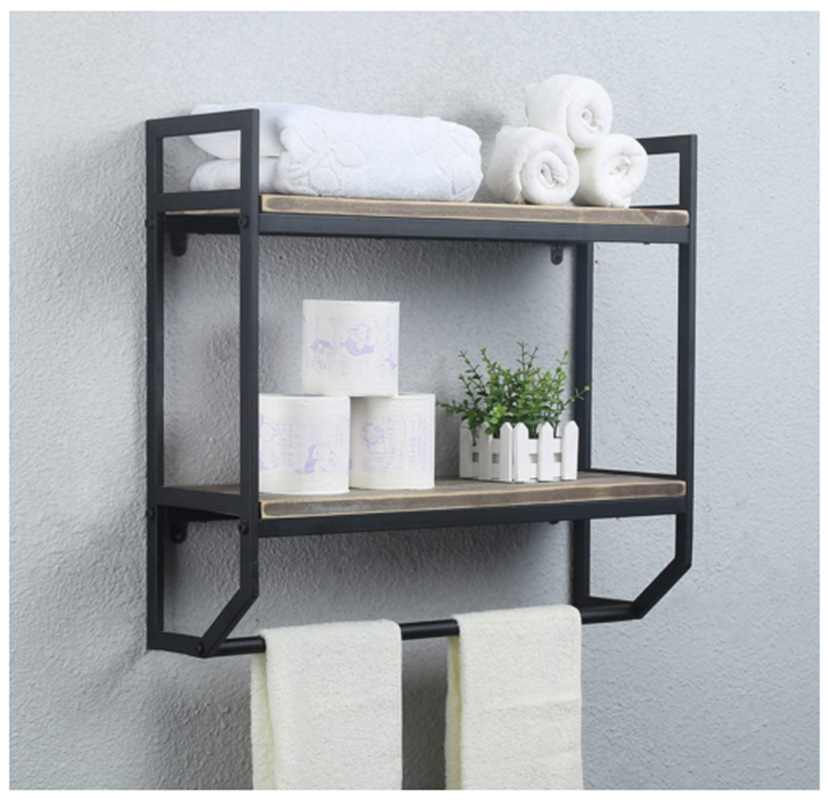 Double-Layer Shelf Rack