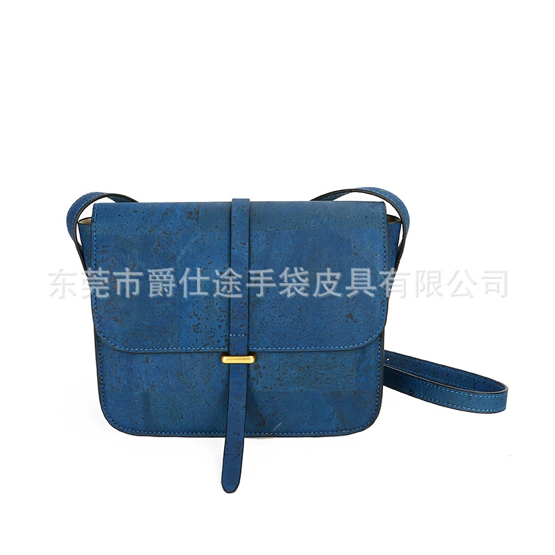 Дизайнерская оригинальная пробковая сумка через плечо натуральная Защита окружающей среды Пробковая сумка на цепочке креативная пробковая маленькая квадратная сумка