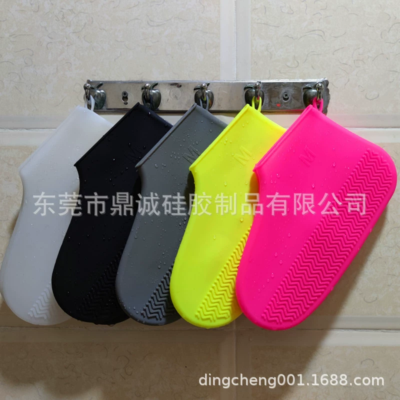 В наличии Водонепроницаемые утолщенные износостойкие силиконовые чехлы для обуви от дождя в дождливый день Взрослые и дети Защита от дождя Пятно-Защитные чехлы для ботинок Товары для активного отдыха
