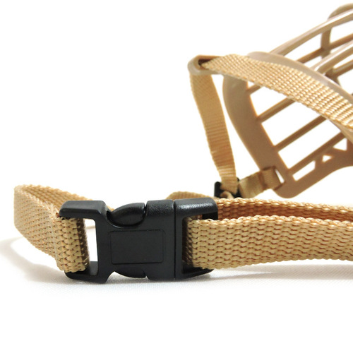 Dog Muzzle Anti-Bite, Anti-Barking, and Prevents Picking Up Objects — Medium & Large Breed Pet Mouth Cover/Muzzle Cage — Ideal for Golden Retrievers, Teddy Dogs, and More