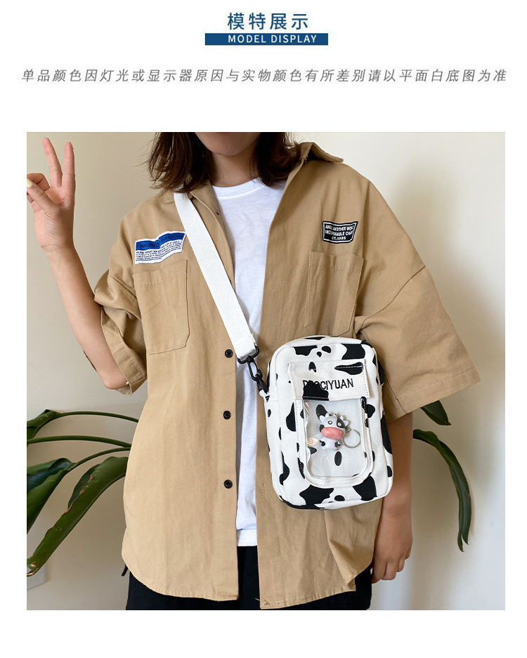 Moda Coreana Nueva Creativa Linda Muñeca Transparente Bolsa De Mensajero Bolsa De Lona Suave Al Por Mayor display picture 6