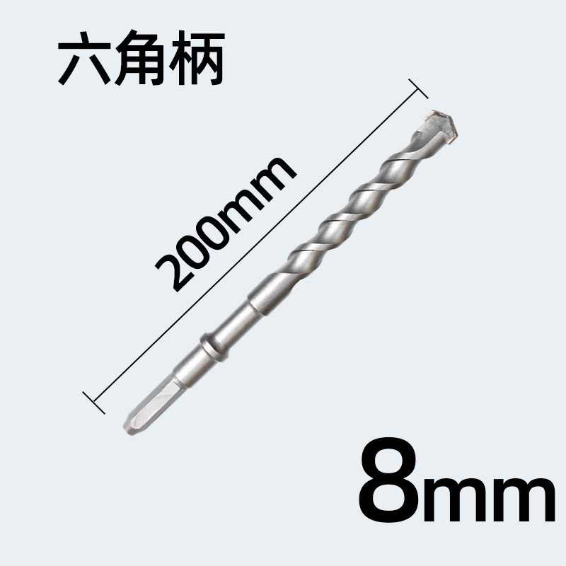 Factory Direct Long Hexagon Bit Alloy Hitachi 38E Impact Bit Cement Concrete Stone Hammer Bit