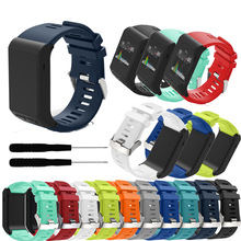 适用佳明Garmin Vivoactive HR智能手表表带硅胶表带运动款手表带