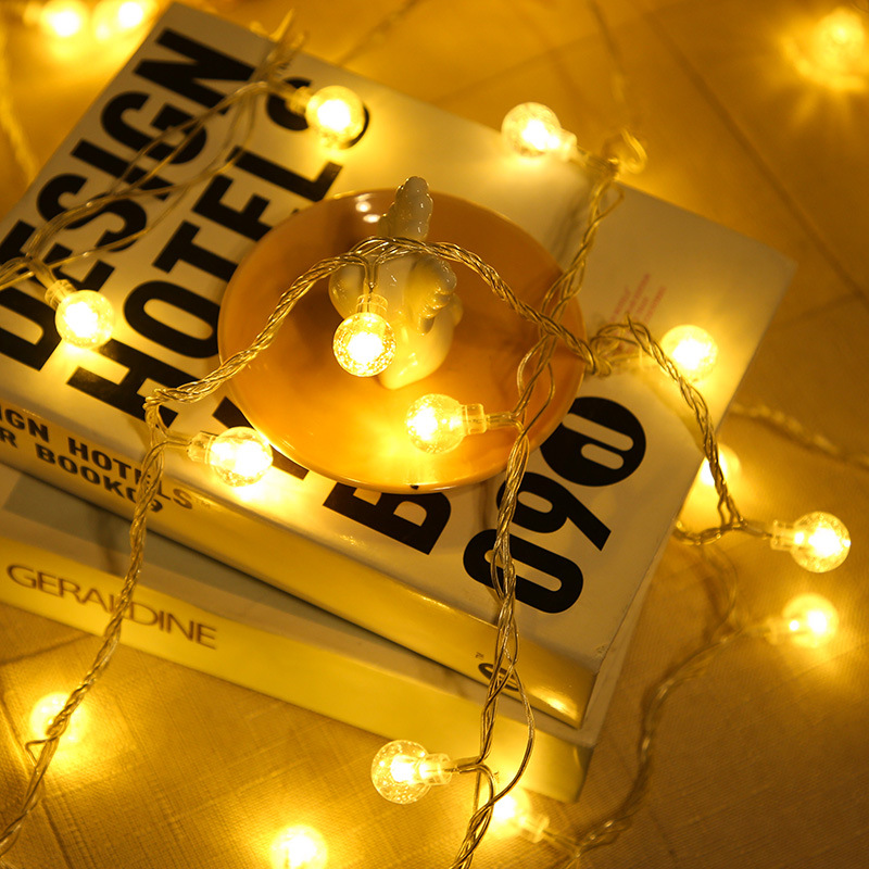 Lámpara de bola de burbujas al aire libre de Navidad decoración de burbujas de luz de color mayorista minorista mercado nocturno de luces