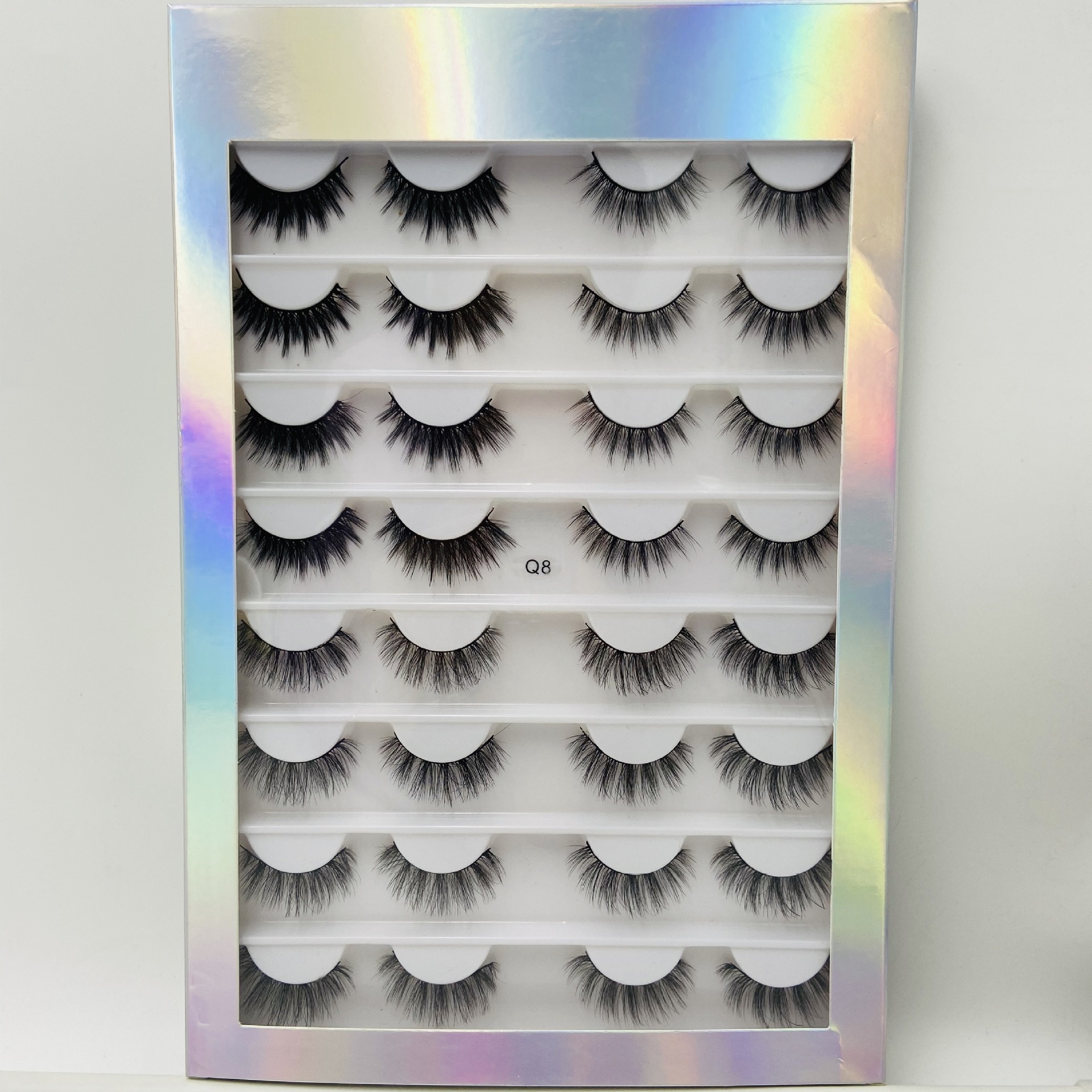 New 16 Pairs Imitated Mink Thick Thick Lengthened False Eyelashes display picture 4