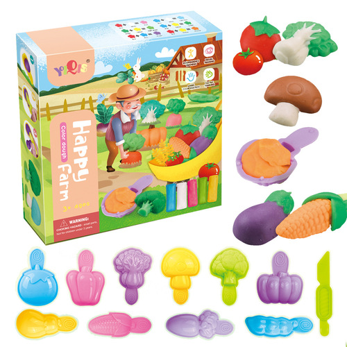 Cross-border popular parent-child early education diy clay, cookie mold food clay, children's clay toys