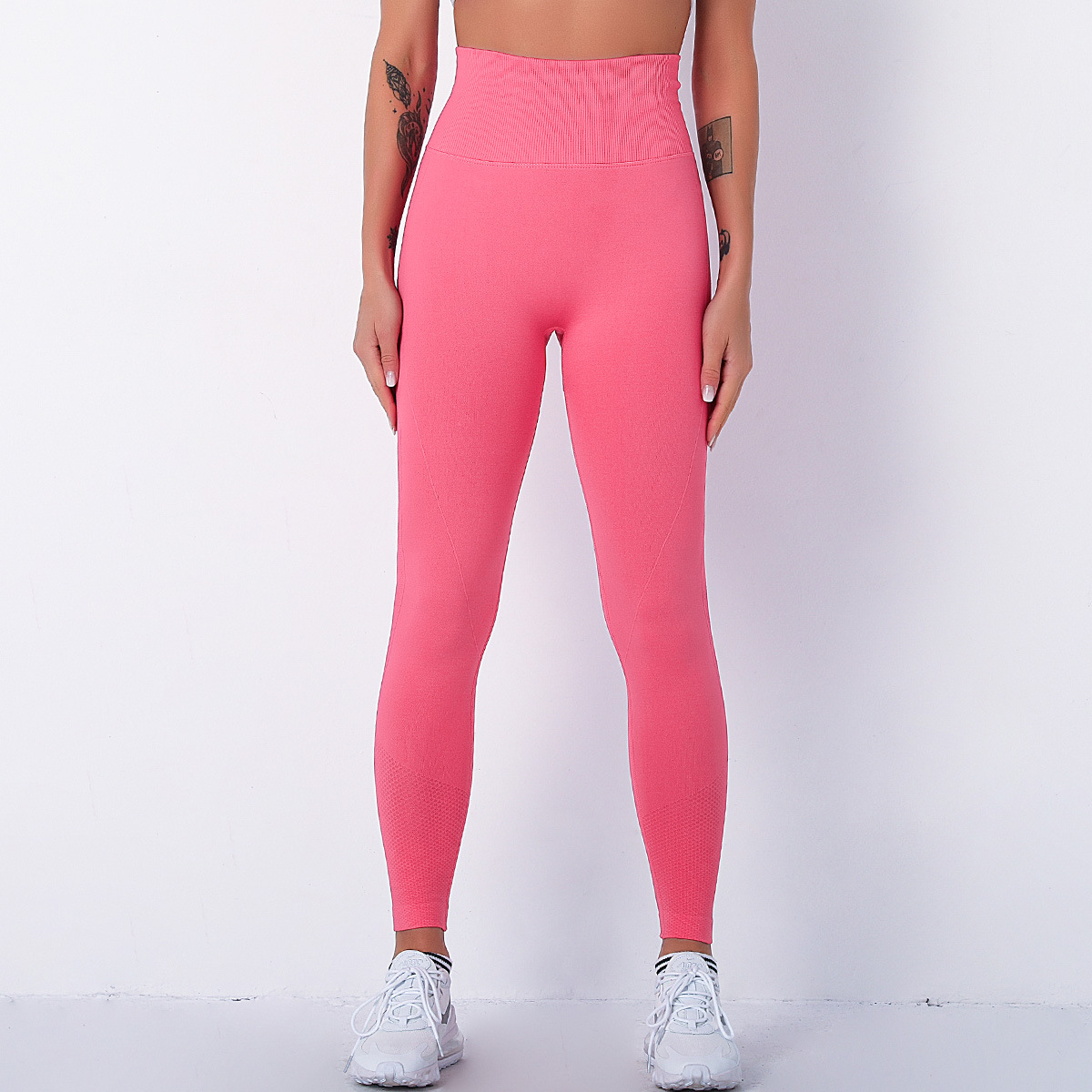 Knitted Peach Buttocks Moisture Wicking Yoga Pants NSNS10680