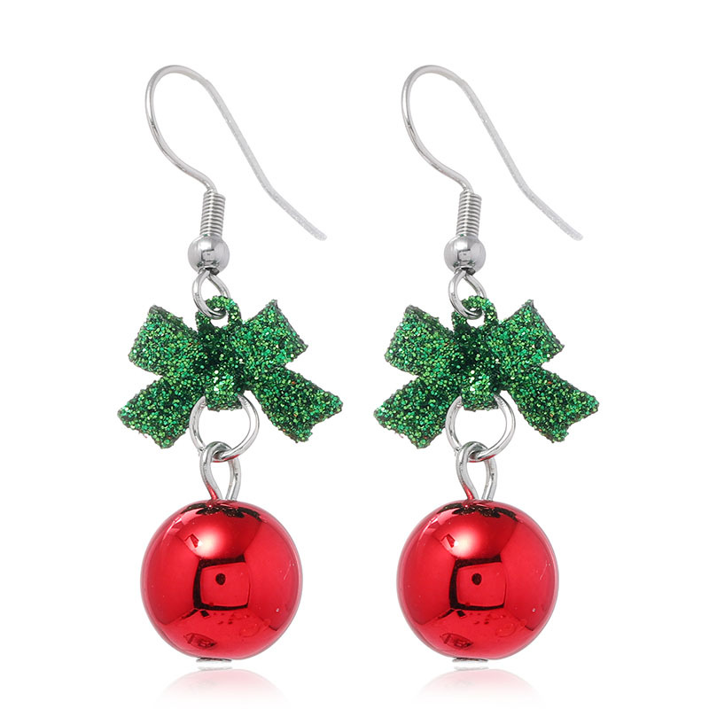 Pendientes Irregulares De Santa Claus De Campana De Navidad Simple Al Por Mayor Nihaojewelry display picture 7