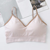 Straps, removable breast pads, tube top, T-shirt, beautiful back, V-neckline