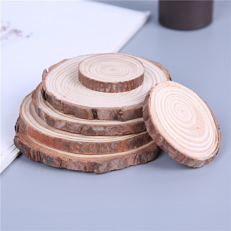 5-20cm Thick Wood Coaster Diy Wooden Sign display picture 1