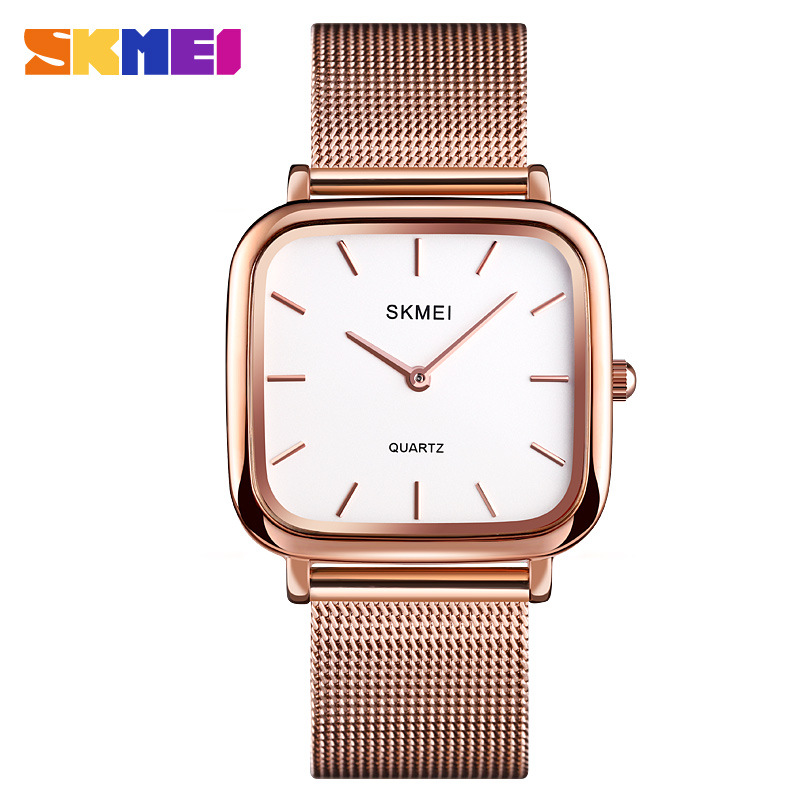 Skmei skmei mujer estudiante estilo coreano simple moda popular reloj mujer color tejido reloj de cuarzo 1555