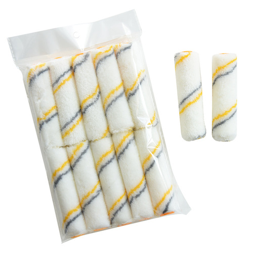 Factory Direct Sale Small Finger Drum Brush 4-inch Wool Small Finger Drum No Dead Angle Solvent-Resistant Small Finger Drum Core