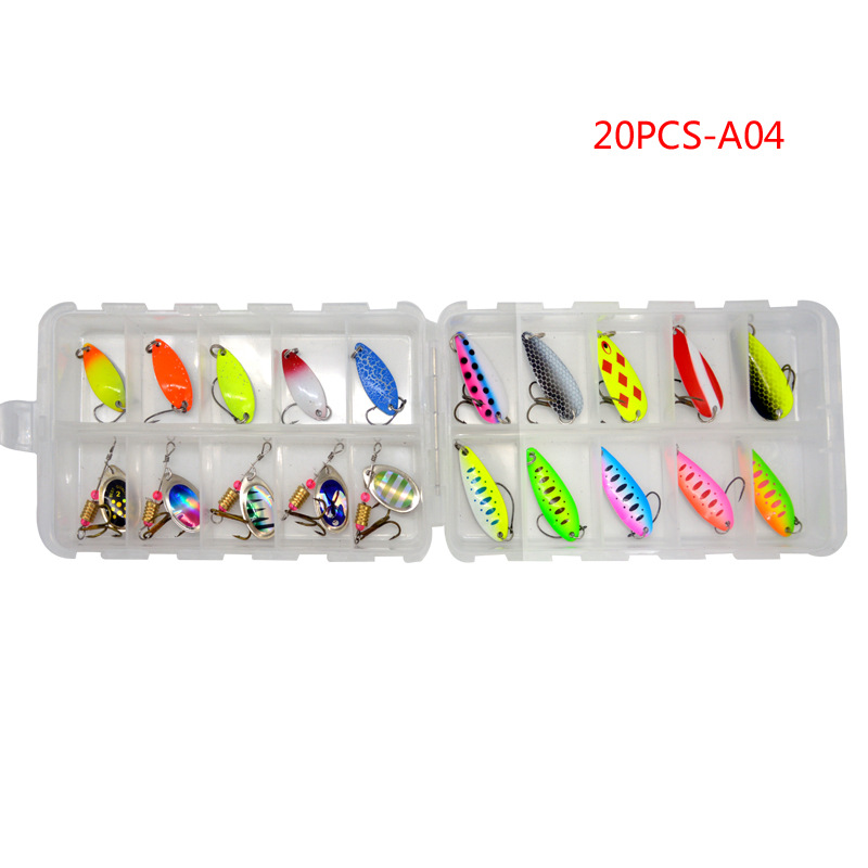 Metal Spoons Fishing Lures Leech Flutter Spoon Fresh Water Bass Swimbait Tackle Gear