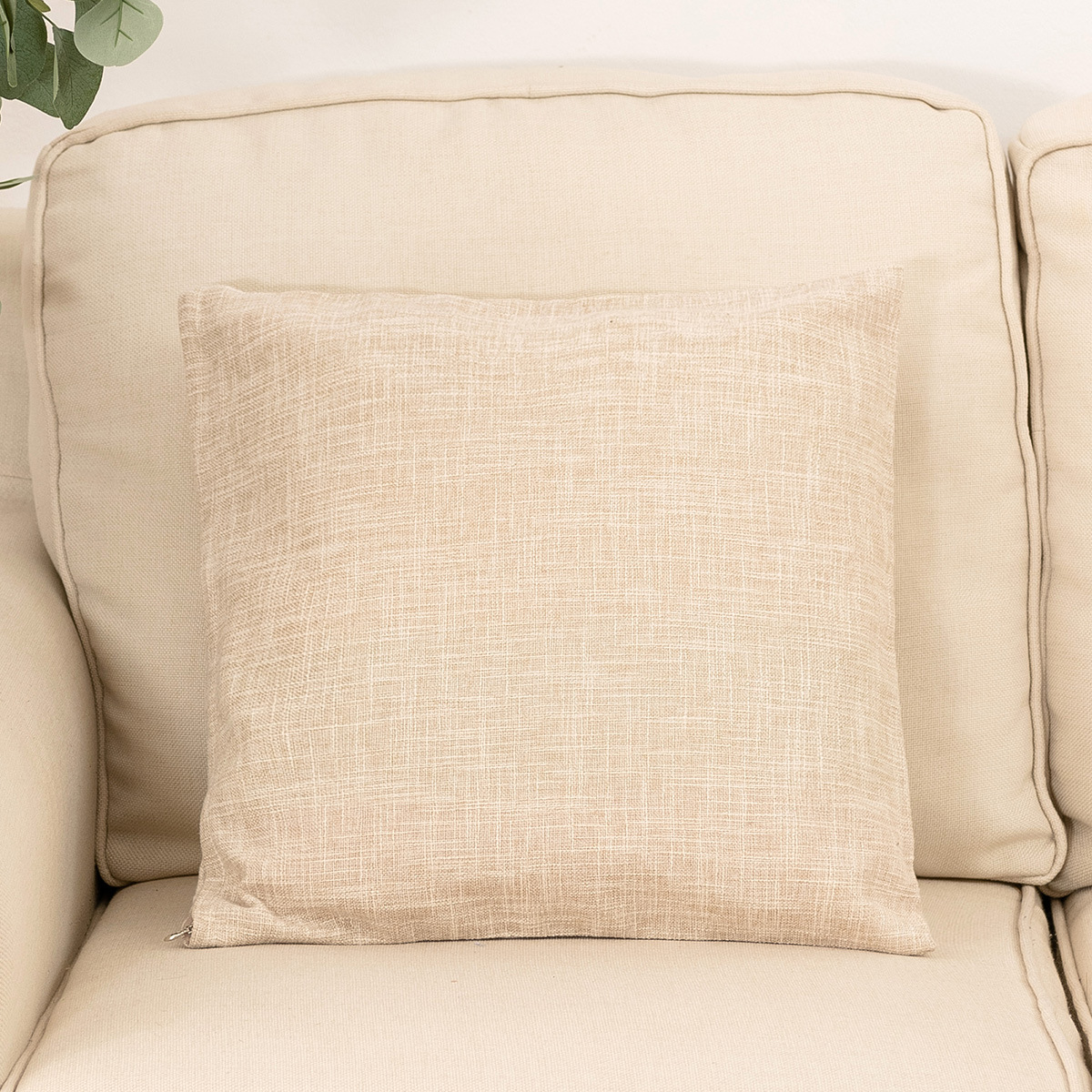 Fodera per cuscino quadrata in tinta unita, tessili per la casa e prodotti per la casa, con federa_voghion.com