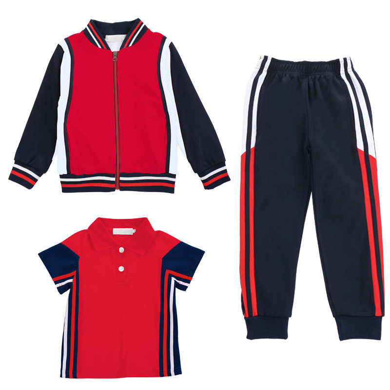 Conjunto rojo de tres piezas