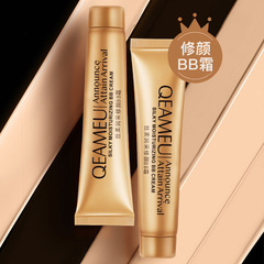 Chic Moss Soft Polish Color Correcting BB Cream Little Gold Tube Concealer Easy to Apply, Less Transfer Foundation 30g