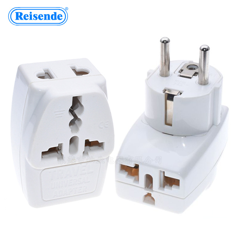 德标转换插头德标转换器韩国德国法国瑞典巴厘岛旅游行插头WDS-9
