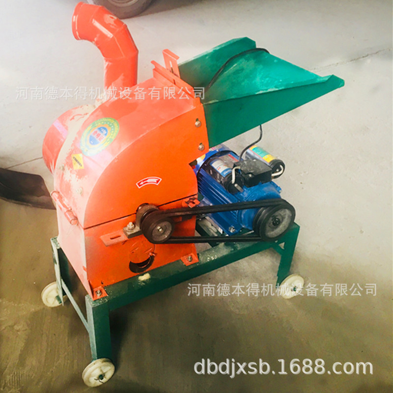 全自动锤片式粉碎机 玉米秸秆打粉机 干湿稻草饲料粉碎机铡草机