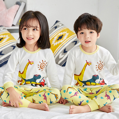 children pajamas men and women Long sleeve suit Home Furnishings CUHK baby Cartoon children suit Primer wholesale