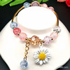 Cute fresh bracelet, jewelry flower-shaped, accessory, Japanese and Korean, flowered