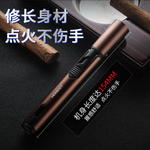 Baicheng new product windproof direct injection lighter cigar special spray gun direct injection portable outdoor lighter wholesale