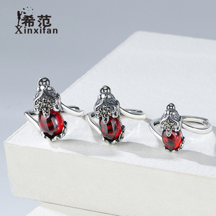 S925���y��ؔ������ָ̩�y�͹��_���Ƕʯ��ʯ�����yָ�h��Ůͨ��