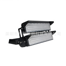深圳源工厂供应 H款500W球场灯外壳 鳍片散热器 模组自带帽檐